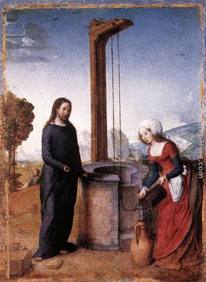Juan De Flandes Christ and the Woman of Samaria